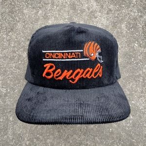 Vintage NFL Cincinnati Bengals American Needle Corduroy Snapback Hat